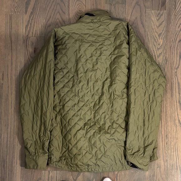 Men's North Fave Quilted Fort Point Jacket in Olive Green, Insulated, Like New! - Picture 2 of 10